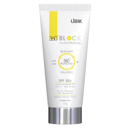 360 Block Sunscreen Gel SPF 50+ : 50 GM : Pack of 1