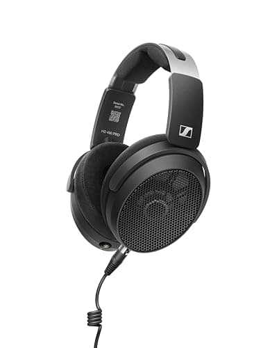 Sennheiser HD 490 PRO Open-Back Studio Over Ear Wired Headphones|Ultra-Wide 3D Soundstage|Neutral Reference Tuning|Interchangeable Ear Pads|Perfect for Mixing,Music Production,Editing&Recording,Black