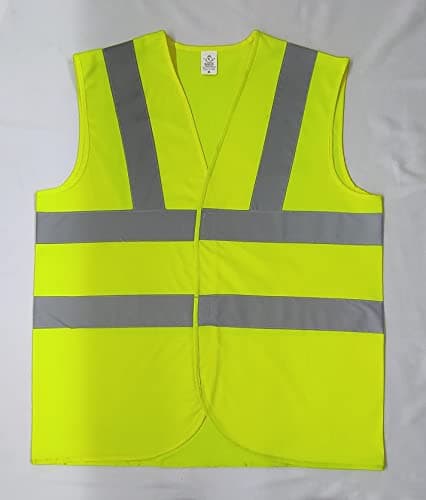TreasureTree Highlight Reflective Safety Lightweight Jacket, Hi-Vis Safety With Zipper Reflective Security Waistcoat, 360° Hi Vis Vest for Running, Cycling, Jogging, Hiking and More...