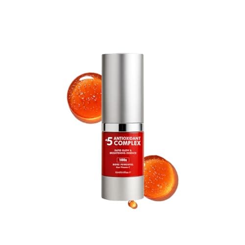 Conscious Chemist® Rapid Glow & Brightening Essence | Face Serum with 5 Antioxidant Complex (100X Stronger Than Vitamin C), Vitamin E & Retinol | For Radiant, Even-Toned Skin, For Men & Women, All Ski