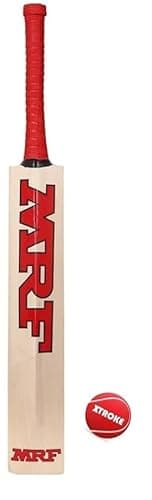 XTROKE Popular Willow Cricket Bat with Ball for Tennis Ball Grip Kids, Boys, Girls, Men, Wood (Size Full Size)
