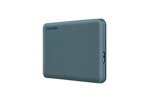 Toshiba Canvio Advance 1TB Portable External HDD, USB3.0 for PC Laptop Windows and Mac. 3 Years Warranty. External Hard Drive - Green 2