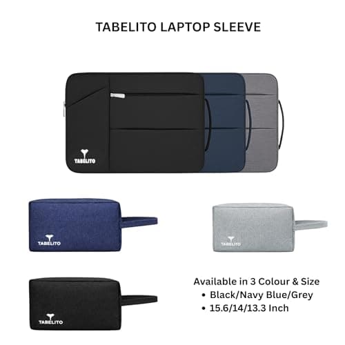 Tabelito® Hybrid 14 Inch Laptop Bag Sleeve Cover with Box for 14-inch laptops HP/Dell/Accer/Apple/Asus/Lenovo/Ultrabook/Razer Etc.Grey 14 INCH 5