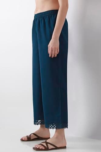 Biba Women Blue Relaxed Palazzos_XL 3