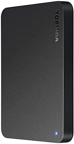 TOSHIBA Canvio Basics 1TB Portable External HDD - USB 3.2 for PC Laptop Windows and Mac, 3 Years Warranty, External Hard Drive - Black