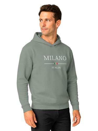 BULLMER Trendy Cotton Blend Sweatshirt for Men | Stylish Full Sleeve Mens Sweatshirts & Hoodies for Winter Wear_Olive_Small 4
