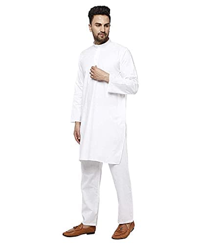 Goodluck Mens Kurta & Pyjama Set Cotton Blend (40) 4