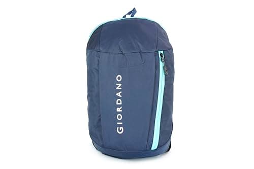 Giordano Unisex 8 Litre Daypack | Durable Polyester | Padded Slim Adjustable Shoulder Straps | Lightweight & Compact for Everyday Use | NAVY BLUE