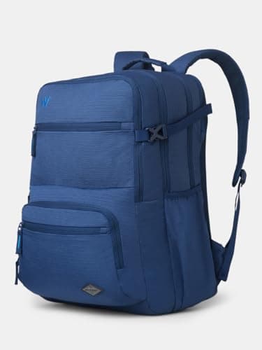 Wildcraft Drifter 45 Laptop Backpack With RainCover for Man & Women, 45L Ideal bags for men Office use/School/College Boys and Girls, 4 Compartment Bag, Navy 3