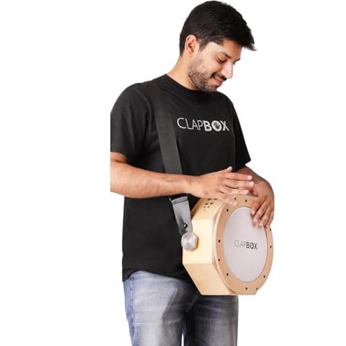 Clapbox Cajembe Travel Cajon (3 instruments in 1) - Rubber wood with Carry Bag 5