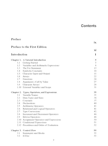 C PROGRAMMING LANGUAGE, 2ND EDN 3