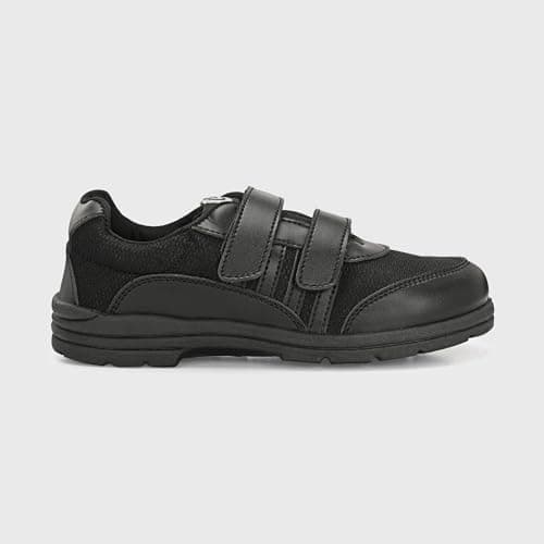 Centrino School Shoes 8124-1_Black_7_Kids 6