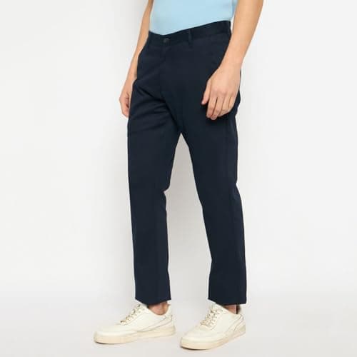Duke Urban Men Cotton Chinos Trousers (SDT4595_Navy_38) 3