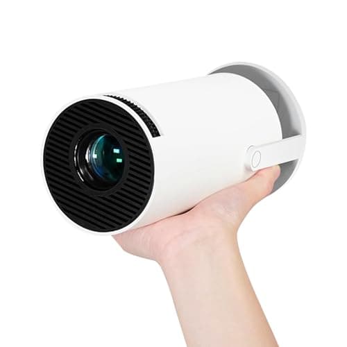 PLAY New Launched 4K 2K Full HD LED 180 Degree Rotation Latest Android, 5000 lumens with WiFi Bluetooth inbuilt Speakers Portable Projector 5
