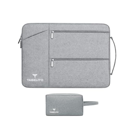 Tabelito® Hybrid 14 Inch Laptop Bag Sleeve Cover with Box for 14-inch laptops HP/Dell/Accer/Apple/Asus/Lenovo/Ultrabook/Razer Etc.Grey 14 INCH 3