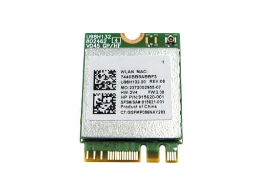POWERASH RTL8821CE PCI-E WiFi Card with Bluetooth 4.2 | 802.11ac Dual Band WLAN Adapter | Replacement for 915620-001 | Internal Wireless Network Card for Laptop Desktop PC