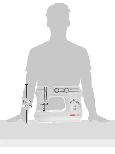 Usha Janome Wonder Stitch Automatic Zig-Zag Electric Sewing Machine ||Free Sewing Kit || 13 Built-In-Stitches || 21 stitch Function(White) With complementary Sewing Lessons in Nine languages 4