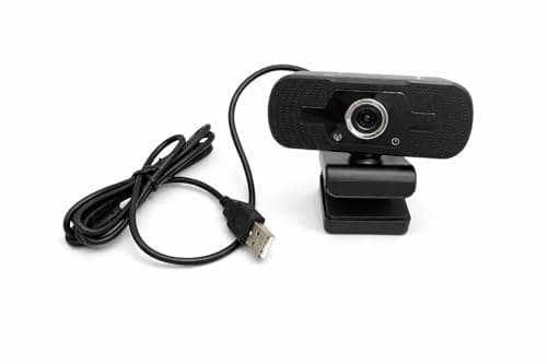 Full HD 1080P Webcam for PC & Laptop | USB Plug and Play Web Camera with Built-in Noise Cancellation Microphone | Online Classes, Video Conferencing & Streaming (Black) 3