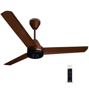 Colorbot Stella BLDC Ceiling Fans 1200mm | BEE 5 Star Rated 370 RPM | Savings up to 65% | Remote Control (Boost, Timer, LED, Reverse Mode) | 4 Years Warranty (Cocoa Brown)