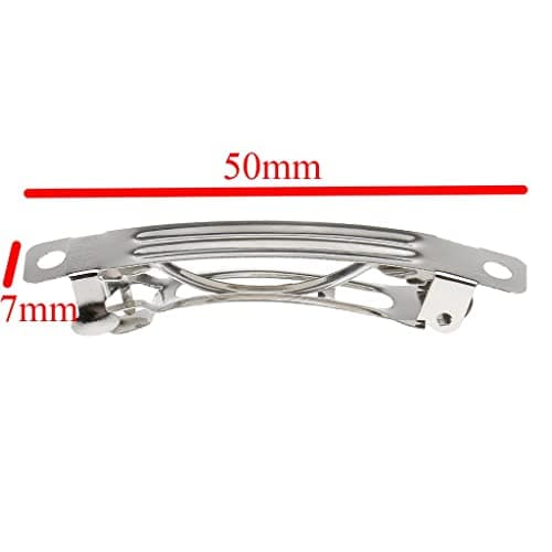 Meadawgs® 2x50 Pieces Blank French Barrette Hair Clip Slide DIY Craft Accessories 7 x 50mm|Clothing, Shoes & Accessories | Womens Accessories | Hair Accessories|50 Pieces Hair Barrettes(2 Pack) 3
