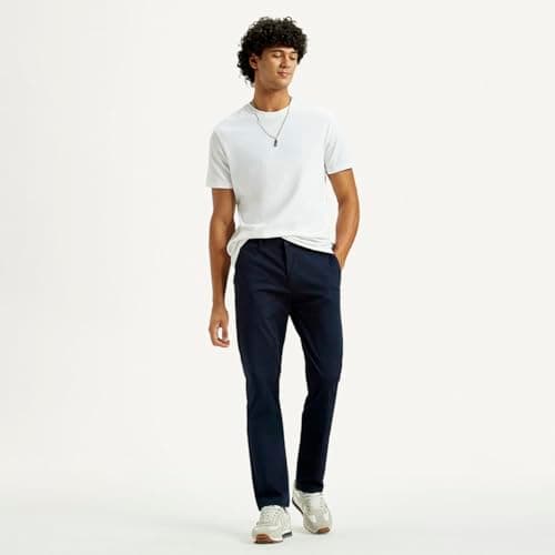 Levi's Men's 511 Blue Slim Fit Mid Rise Chinos, 002KC-0011, 30 4