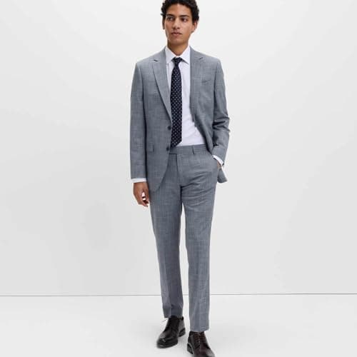 Marks & Spencer Checked Grey Men Tailored Fit Blazer 5