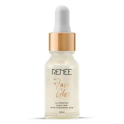 RENEE Face Gloss Highlighting Strobe Serum, Hyaluronic Acid Hydration & Illumination, Paraben-Free, Vegan, Lightweight, Non-Greasy Hydrating Serum for Radiant, Dewy Skin