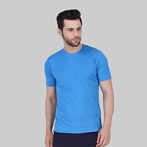 Vector X OMT-168 Men's Polyester Half Sleeve Round Neck T-Shirt