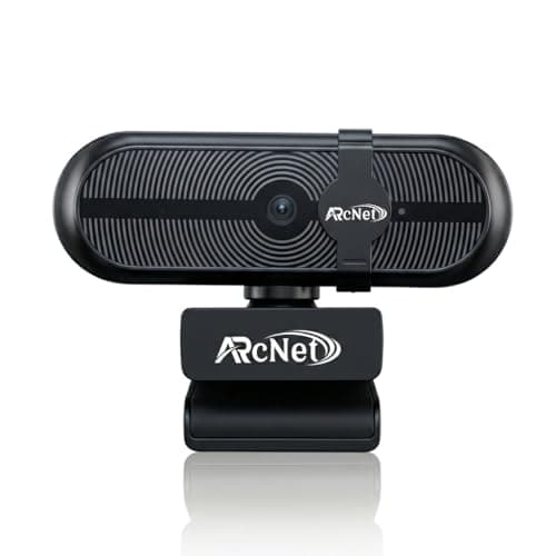 ARcNet Falcon Full HD 1080p/30fps Webcam with Microphone & Privacy Cover, USB HD Computer Web Camera, Plug and Play, for Zoom/Skype/Teams, Conferencing and Video Calling, 90-Degree Wide Angle Lens