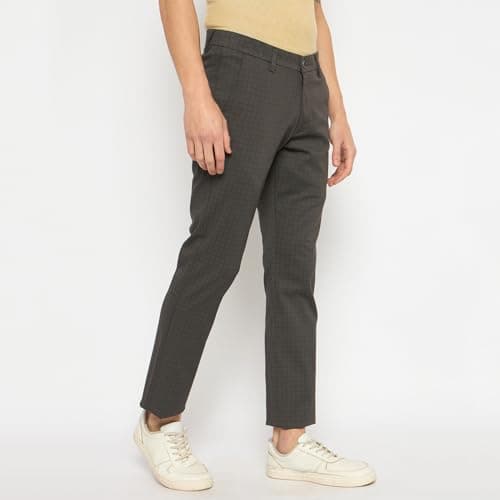 Duke Urban Men Cotton Chinos Trousers (SDT4625_Charcoal_34) 5