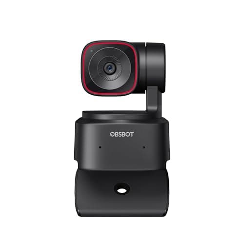 OBSBOT Tiny 2 Lite AI-Powered 4K PTZ Webcam with AI Tracking, 1/2″ Sensor, 1080p@60FPS HDR, Gesture Control, Dual Microphones, Auto Focus | Webcam for PC, Laptop, Streaming, Meetings & Video Calls