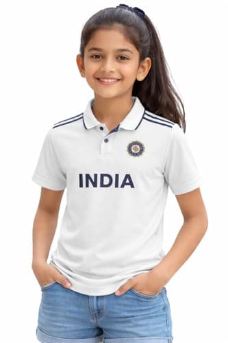 Cricket Kid White Test Jersey Unisex- StadiumEX (in, Age, 12 Years, 13 Years, Regular) 3