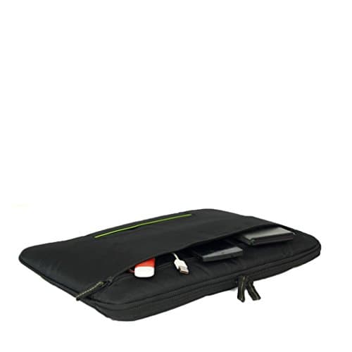 Protecta Rays Laptop Sleeve for 15.6 Inches (Black & Green) 5