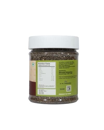 Nut Purna Chia Seeds | 100% Natural & Raw Sabja Seeds | Rich in Fiber, Omega-3 & Protein | Healthy Superfood for Weight Management, Smoothies & Daily Nutrition (250 gm) 2