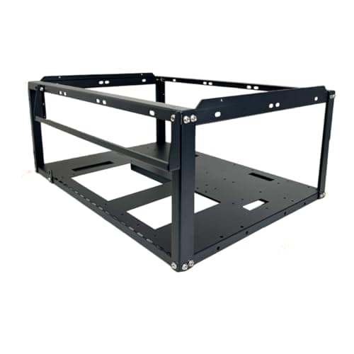 HEAVENGLOW DIY Gaming Computer Case Stackable Stand Accessories Utility|1x Open Chassis Rack|Computer Cases