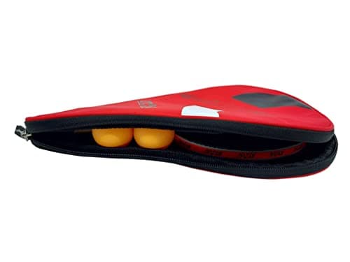 Stag Iconic Premium Table Tennis Racket Cover- Speed, Waterproof and Soft Feel Case (Red) 4