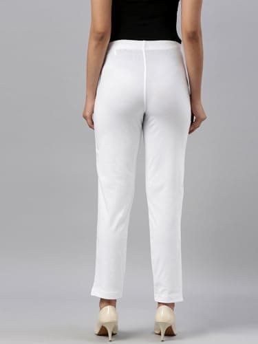 GO COLORS_Women_Kurti Pant_White_2X 5