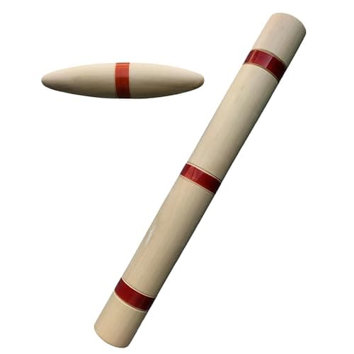 Channapatna Toys Wooden Gilli Danda | The Stick and Peg Game | Classical & Nostalgic Gulli Danda | Outdoor Games | Viti & Dandu | for Kids & Family | for 5 Years & up