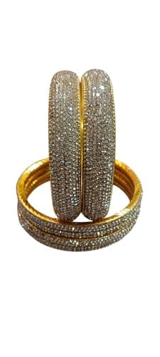 Nari Nakhre Designer Kada/Bangles Set – Traditional Elegance - Set of 6 (26) 3