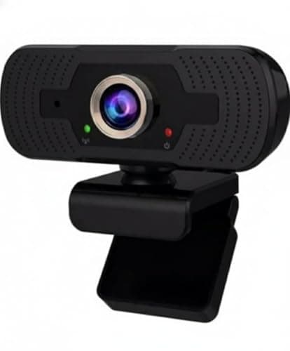 Full HD 1080P Webcam for PC & Laptop | USB Plug and Play Web Camera with Built-in Noise Cancellation Microphone | Online Classes, Video Conferencing & Streaming (Black) 4