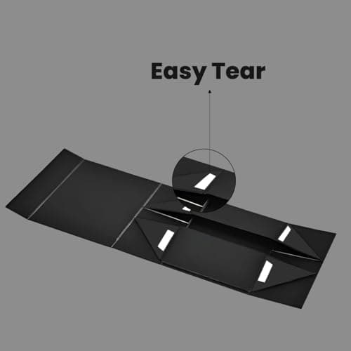 Special You Gift Box for Packaging (10 * 8 * 4 Inch), Hamper Boxes for Gift Empty, Decorative Boxes for Gifts for Women, Black Foldable Storage Box- Pack of 1 5