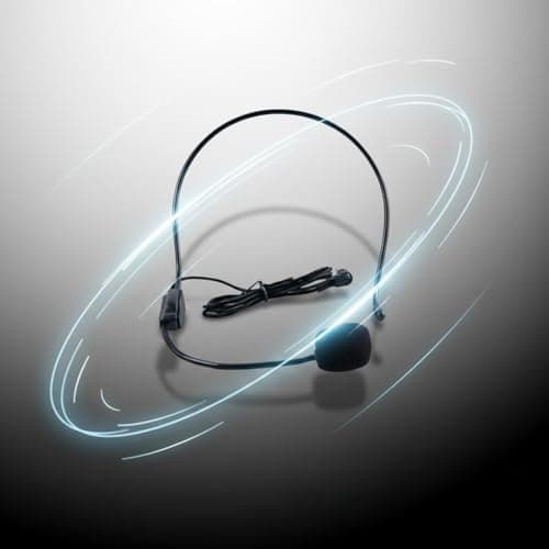 Drumstone(𝚂𝚙𝚎𝚌𝚒𝚊𝚕 𝚆𝚊𝚛𝚛𝚊𝚗𝚝𝚢 5 𝚈𝚎𝚊𝚛'𝚜 - Professional Wired Headset Microphone for Teaching Gaming Streaming Recording Presentations Seminars Fitness Events with and Noise Reduction 3