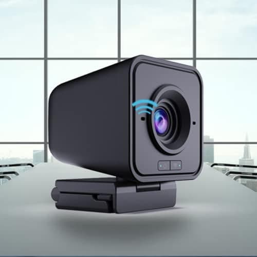 Project Telecom Marconi | Wireless HD 1080p Webcam | 2MP | USB | PC | Laptop | Streaming | Built in Mic | Video Conference Calling | Webinars | Gaming | Compatible with Ecamm Live 3
