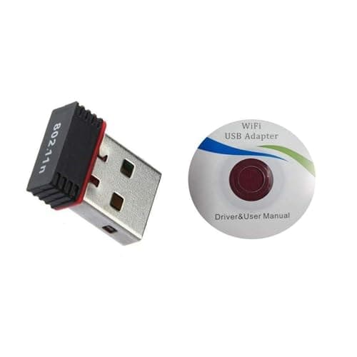 Exclaimum Wireless Mini Wi-Fi Network Adapter with Driver CD for Computer & Laptop 2