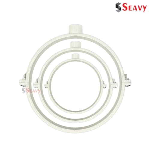 Seavy 6" PVC Hanger Clamps/Pipe Bracket (6 INCH) 5