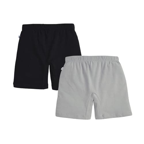 YouGotPlanB Cotton Inner Shorts for Girls | No-Mark Elastic Waistband | Supersoft & Stretchy | Antibacterial & Antimicrobial Black, Grey 3