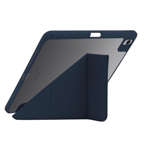 Arctic Fox Smart Folio Case for iPad Air 11 inch M3/M2 2025/2024, iPad Air 5th/4th Gen Case 10.9 Inch, Trifold Multi Angle Stand, Pencil Holder, Auto Wake/Sleep, Durable Protection, PU+PC+TPU, Blue 5