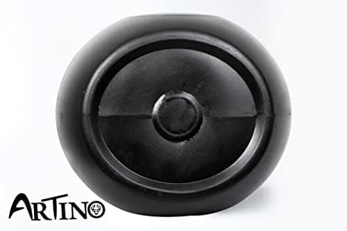 Artino Black Long Lasting 8 Kg PVC Kettlebell for Workout Great for Fullbody Workout, Cross-Training, Weight Loss & Strength Training 4