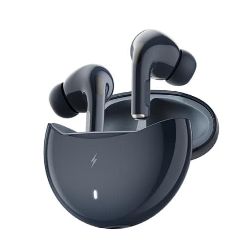 Fire-Boltt Aero TWS Earbuds Custom EQ, Wireless Bluetooth 5.4, Music & App Support, 50H Playtime, Fast Charging Case, 50ms Low Latency for Gaming, Touch Controls, IPX4 Waterproof, Clear Calls - Blue