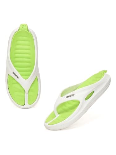 Impakto Orion Men’s Flip Flops | Lightweight Soft Cushioned Slippers | Anti-Skid Beach & Bathroom Chappal | Comfortable & Waterproof | Everyday Essentials | Removable Mid Sole for Easy Wash